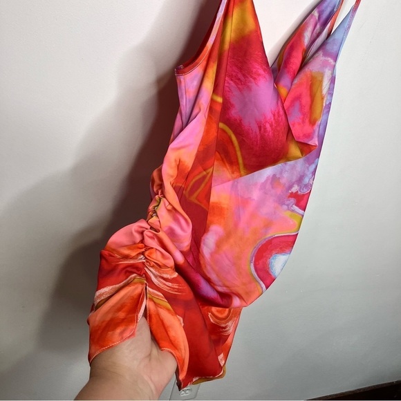 Koy & Victoria 3 piece set bright multicolored swirling pattern size XXL - Picture 9 of 12